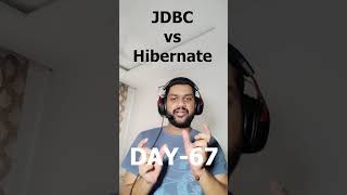 What is the difference between JDBC and Hibernate java interview interviewtips [upl. by Gonzales664]