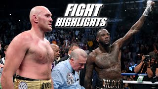 Tyson Fury UK vs Deontay Wilder USA 2  All Best Highlights of Full Fight [upl. by Aiuqes]