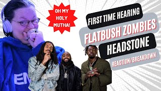 FIRST TIME HEARING FLATBUSH ZOMBIES  HEADSTONE OH MY HOLY MUTHA REACTIONBREAKDOWN [upl. by Artemis]