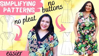 Easier sewing no pleat amp no buttons Vivace Dolman amp Lyric Dress Love Notions [upl. by Briana252]