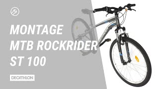 Die richtige Montage des MTB Rockrider ST 100  DECATHLON Tutorial [upl. by Orelie]