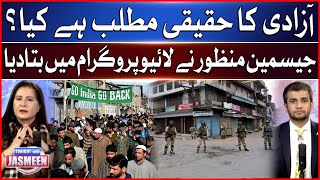 Kashmir Black Day  27 October  What is the true meaning of freedom  Jasmin Manzoor Analysis [upl. by Brandyn]