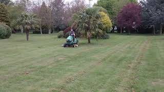 john deere ride on mowing [upl. by Hannan]