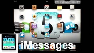 1 iOS5  iMessages  Comment configurer et se servir de iMessage  Tutoriel [upl. by Vevine798]