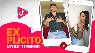 Myke Towers • EXPLICITO ❤️ Bailando en TIK TOK [upl. by Oznole]