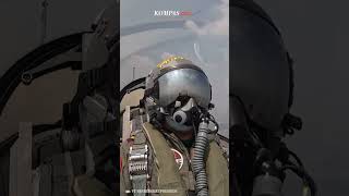 Pilot F16 Ucapkan HUT Ke78 RI dari dalam Kokpit [upl. by Lowney]