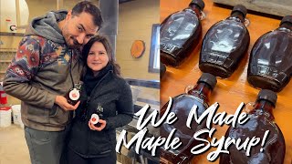 We Made Our Own Maple Syrup [upl. by Aikkin]