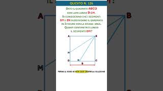 S126  CALCOLA IL SEGMENTO mathsquiz mathematica [upl. by Elocel403]