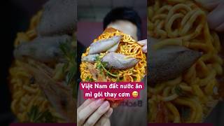 Tại chưa có lương hay tại mì gói nó ngon vậy mọi người food cooking foodreview foodie tintuc [upl. by Ifar681]