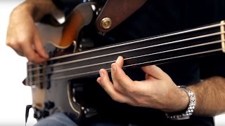 Basso fretless intoniamo con le corde a vuoto  Lezioni di basso [upl. by Aital125]