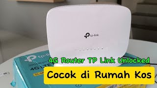 Modem Wifi 4G TPLink MR105  Unboxing Router Sim Card All Operator Terbaik [upl. by Verlie]