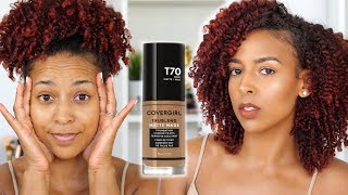 CoverGirl Trublend Matte Made Foundation  Demo  Swatches  Review [upl. by Sutherland]