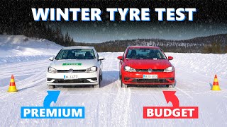 Expensive VS Cheap Winter Tyres ❄ Are Budget Winter Tyres Safe [upl. by Ahsinrad42]