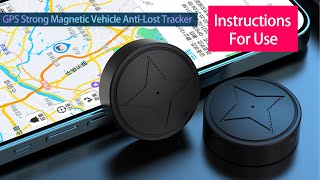 Tlsic GPS Strong Magnetic Vehicle AntiLost Tracker  How to use [upl. by Humfrid]