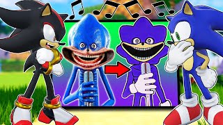 Sonic and Shadow REACT To Shin Sonic Sings a Song BUT Its Sprunki [upl. by Varden703]