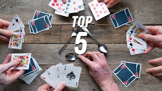 TOP 5 BEST CARD GAMES OF ALL TIME [upl. by Yenruoc]