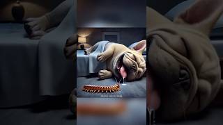 While the French Bulldog is sleeping soundly [upl. by Elohc441]