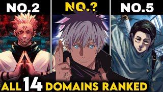 All 14 Domain Expansions ranked from Jujutsu Kaisen  Who has the most Powerful Domain   Ryper [upl. by Oinafipe996]