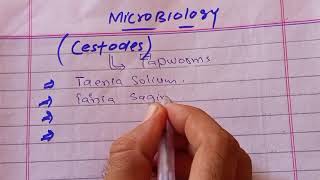 Cestodes tapeworms microbiology [upl. by Archy5]