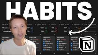Notion for Habits How To Build A Habit Tracker In 2022 free template [upl. by Anyal]