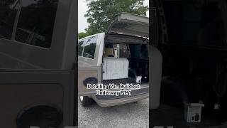 Next best detailing van buildout underway ADANWFL CarDetailing DetailVan Custom POV Auto [upl. by Nathanael]