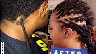 ATTACHING HANDMADE PERMANENT LOCS EXTENSIONS  HOW I DO IT part 2 [upl. by Eednar]