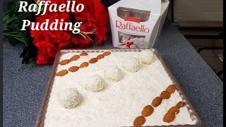 Raffaello puddingrich creamy Raffaello pudding recipeeasy puddingBy Cook with Kaira [upl. by Barbuto439]