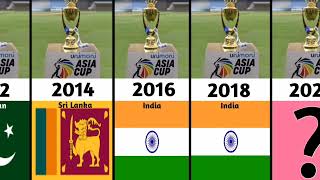 Asia Cup Winners List 1984 to 2022 [upl. by Pansy7]