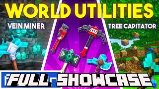 Minecraft Game Changing Item With World Utilities Addon  Minecraft Bedrock AddOn Showcase [upl. by Littman930]