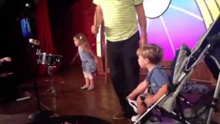 Gallagher comedian on stage with his grand kids [upl. by Nollad]