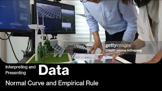 Interpreting and Presenting Data Normal Curve and the Empirical Rule [upl. by Harolda]