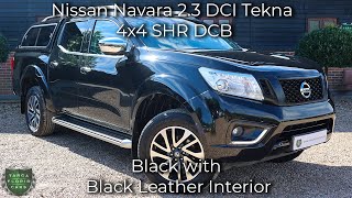 Nissan Navara 23 DCI Tekna 4x4 SHR DCB registered August 2017 17 finished in Black [upl. by Sokcin]