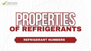 Refrigerant Numbers [upl. by Rahas53]