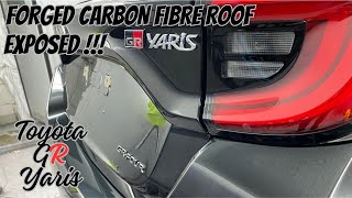 Toyota GR Yaris Forged Carbon Roof EXPOSED [upl. by Jerrie749]