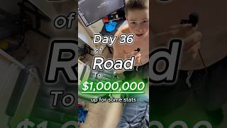 1000000 Jounrey DAY 36 MrBeast dayinthelife sidehustle moneytips roadto1million [upl. by Ketchan]