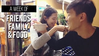 VLOG A Week of Friends Family amp Food  국제커플의 한 주 브이로그 부모님과 저녁식사 자막 CC [upl. by Cyma]