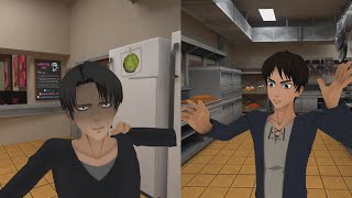 Eren Gets Fired AOT VR  Cooking with Eren [upl. by Maude]