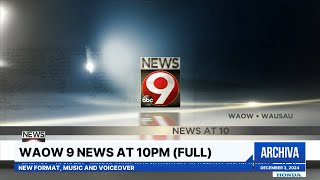 WAOW 9 News at 10pm Full  New Format Music amp Voiceover  December 3 2024 [upl. by Attolrahc]