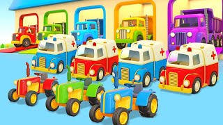 Die Helfer Autos Das beste Rettungsteam der Welt 4 Zeichentrickfilme für Kinder am Stück [upl. by Kurland867]