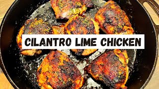 Best Cilantro Garlic Lime Chicken  Easy Recipe [upl. by Ailecnarf]