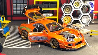 Toyota Supra MK4 Fast And Furious Reborn Custom Hot Wheels [upl. by Sylvester]