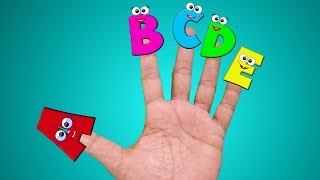 Finger Family  Alphabets Finger Family Nursery Rhyme [upl. by Diandra]