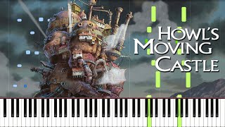 MerryGoRound of Life Official Joe Hisaishi arr  Howls Moving Castle Piano Cover 4K [upl. by Lotson347]