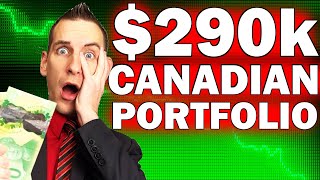 Canadian Stock Portfolio  Investing 290k TFSA RRSP [upl. by Akeem98]