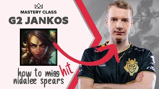 G2 Esports Jankos Nidalee Challenger Guide  never miss any spears [upl. by Aehtela188]