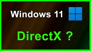 How to check for your DirectX version in Windows 11 [upl. by Alym638]