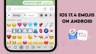 How To Get iOS 174 Emojis On Android  New iphone Emojis On Android 😍 [upl. by Guthrie]