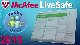 McAfee LiveSafe 2015 Review Techie vs User [upl. by Ellinehc526]