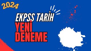 EKPSS 2024 Tarih Deneme Sınavı  Ali Gürbüz [upl. by Ordnazil]