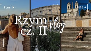 Vlog∙32 Rzym  zatrzymali mnie na lotnisku  Koloseum  Forum Romanum  Palatyn  Watykan  jedzenie [upl. by Nnaeilsel]